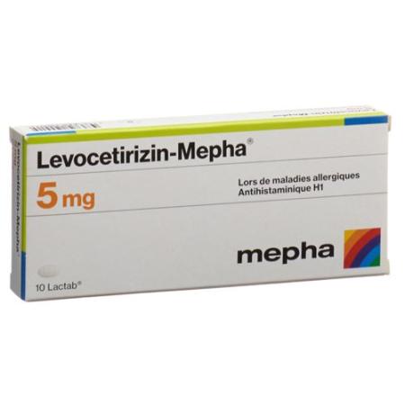 Levocetirizine-Mepha Lactab 5 mg 50 pcs - PrimeCare Global