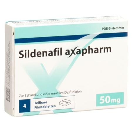 Sildenafil Axapharm Filmtabl 50 mg 4 pcs - PrimeCare Global