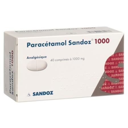 Paracetamol Sandoz Tabl 1000 mg 40 pcs - PrimeCare Global