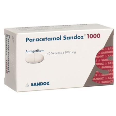 Paracetamol Sandoz Tabl 1000 mg 40 pcs - PrimeCare Global