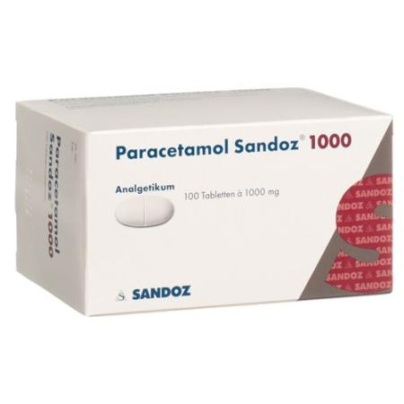 Paracetamol Sandoz Tabl 1000 mg 100 pcs - PrimeCare Global