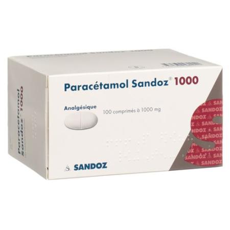 Paracetamol Sandoz Tabl 1000 mg 100 pcs - PrimeCare Global