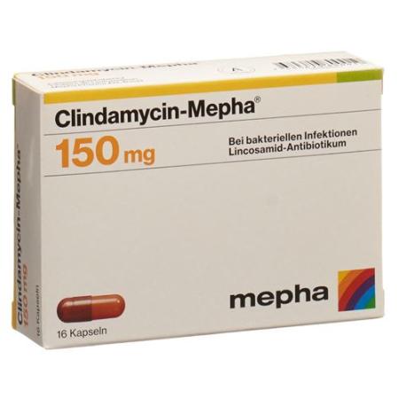 Clindamycin-Mepha Kaps 150 mg 16 pcs - PrimeCare Global
