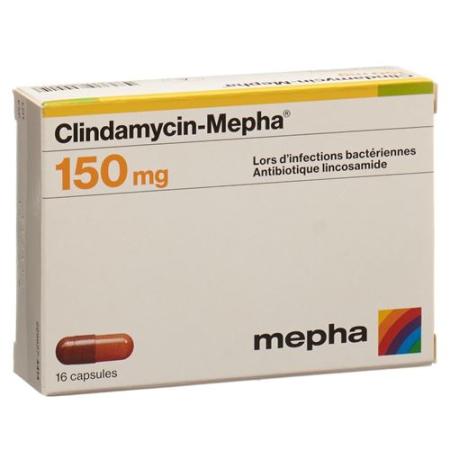 Clindamycin-Mepha Kaps 150 mg 16 pcs - PrimeCare Global