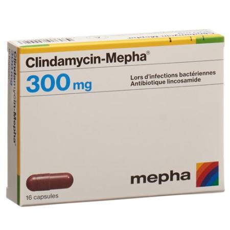 Clindamycin-Mepha Kaps 300 mg 16 pcs - PrimeCare Global