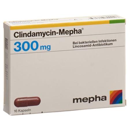 Clindamycin-Mepha Kaps 300 mg 16 pcs - PrimeCare Global