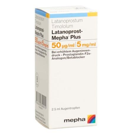 Latanoprost-Mepha plus Gtt Opht 3 Fl 2.5 ml - PrimeCare Global