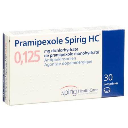 Pramipexol Spirig 0.125 mg 30 tablets - PrimeCare Global