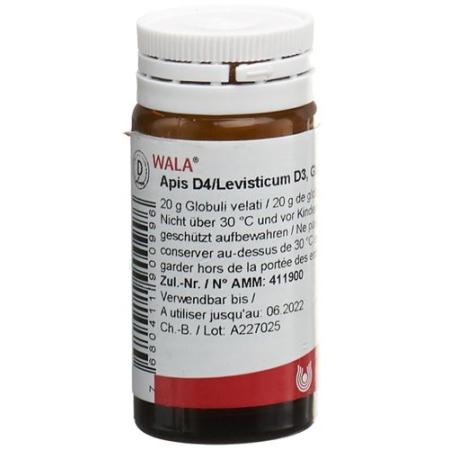 Wala Apis D4/Levisticum D3 Glob 20 g - PrimeCare Global