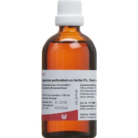 Wala Hypericum perforatum ex herba oil 5% ad us. external bottle 50 ml - PrimeCare Global