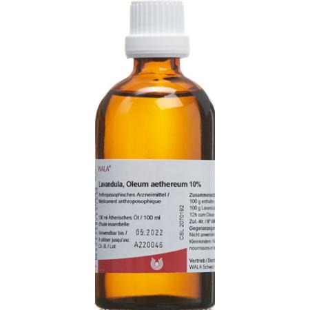 Wala Lavandula ether/oil 10% glass bottle 100 ml - PrimeCare Global