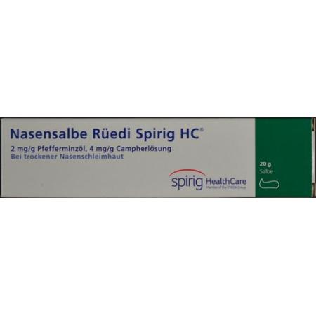 Nasal Ointment R&uuml;edi Spirig HC Nasal Ointment tube 20 g - PrimeCare Global