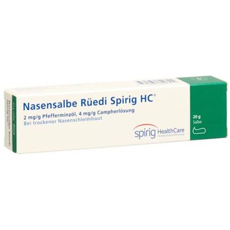 Nasal Ointment R&uuml;edi Spirig HC Nasal Ointment tube 20 g - PrimeCare Global
