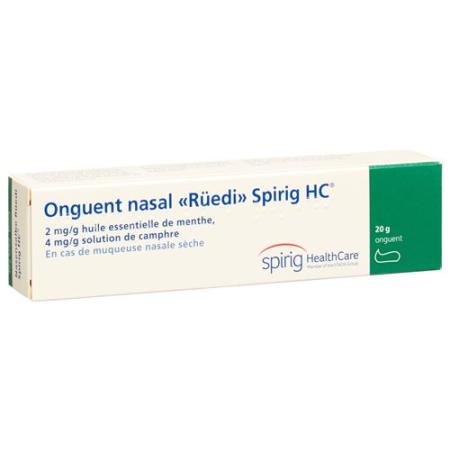 Nasal Ointment R&uuml;edi Spirig HC Nasal Ointment tube 20 g - PrimeCare Global