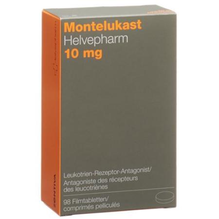 Montelukast Helvepharm Filmtabl 10 mg 98 pcs - PrimeCare Global