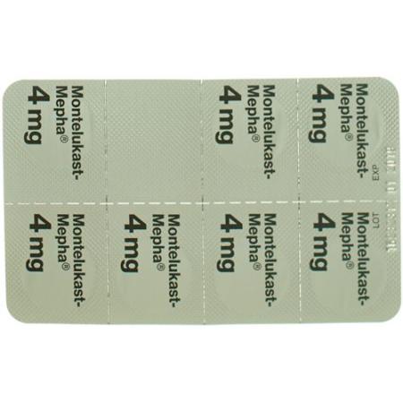 Montelukast-Mepha Kautabl 4 mg 98 pcs - PrimeCare Global