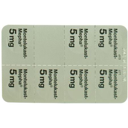 Montelukast-Mepha Kautabl 5 mg 28 pcs - PrimeCare Global