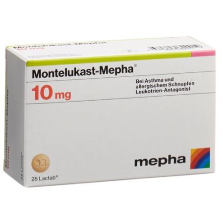 Montelukast-Mepha Lactab 10 mg 28 pcs - PrimeCare Global