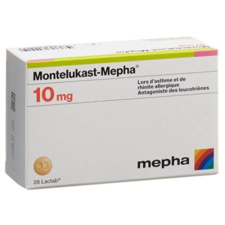 Montelukast-Mepha Lactab 10 mg 98 pcs - PrimeCare Global