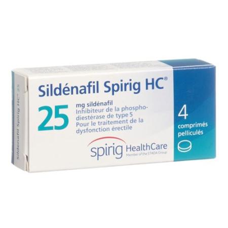 Sildenafil Spirig HC Filmtabl 25 mg 4 pcs - PrimeCare Global