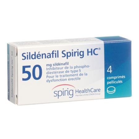Sildenafil Spirig HC Filmtabl 50 mg 4 pcs - PrimeCare Global