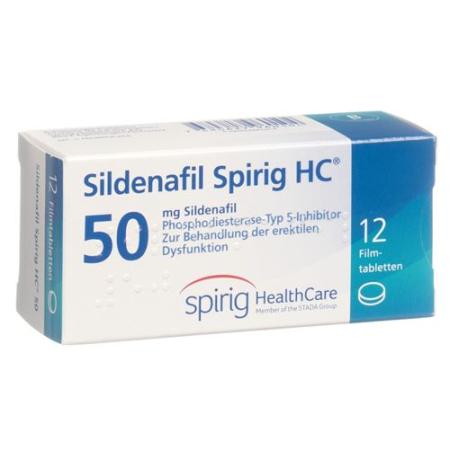 Sildenafil Spirig HC Filmtabl 50 mg 12 pcs - PrimeCare Global