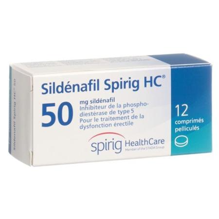 Sildenafil Spirig HC Filmtabl 50 mg 12 pcs - PrimeCare Global