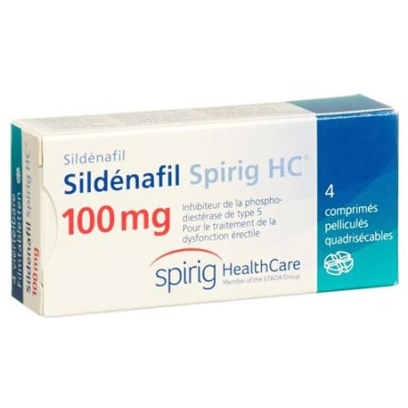Sildenafil Spirig HC Filmtabl 100 mg 4 pcs - PrimeCare Global