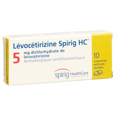 Levocetirizine Spirig HC Filmtabl 5 mg 10 pcs - PrimeCare Global