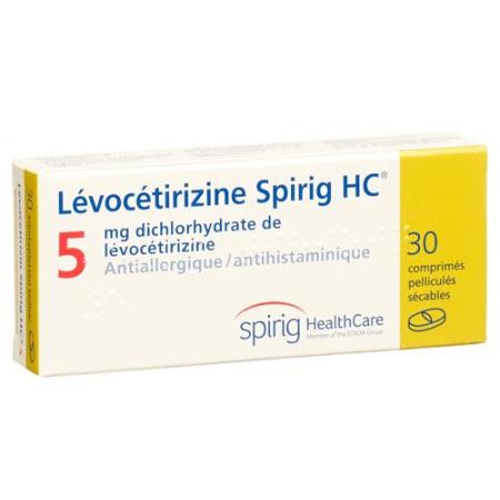Levocetirizine Spirig HC Filmtabl 5 mg 30 pcs - PrimeCare Global