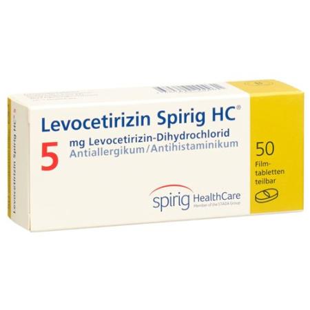 Levocetirizine Spirig HC Filmtabl 5 mg 50 pcs - PrimeCare Global