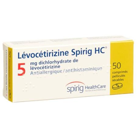 Levocetirizine Spirig HC Filmtabl 5 mg 50 pcs - PrimeCare Global