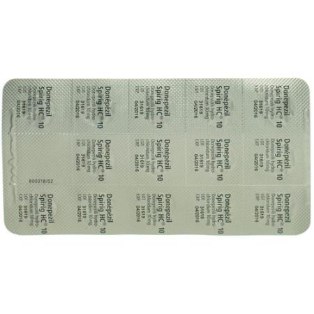 Donepezil Spirig HC Filmtabl 10 mg 28 pcs - PrimeCare Global