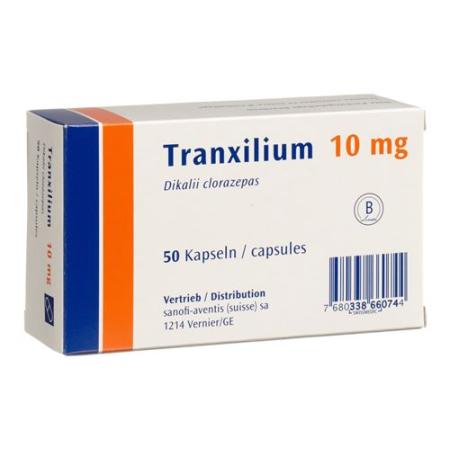 Tranxilium caps 10 mg 50 pcs - PrimeCare Global