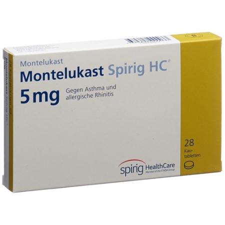 Montelukast Spirig HC Kautabl 5 mg 28 pcs - PrimeCare Global