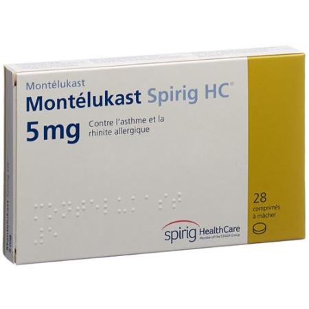 Montelukast Spirig HC Kautabl 5 mg 28 pcs - PrimeCare Global