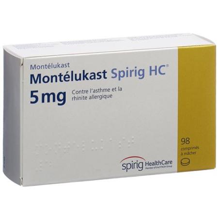 Montelukast Spirig HC Kautabl 5 mg 98 pcs - PrimeCare Global