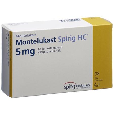 Montelukast Spirig HC Kautabl 5 mg 98 pcs - PrimeCare Global
