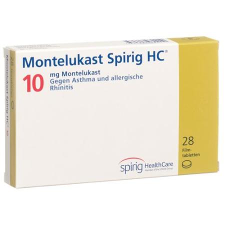 Montelukast Spirig HC Filmtabl 10 mg 28 pcs - PrimeCare Global