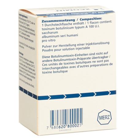 Xeomin Trockensub 100 E powder for the preparation of an injection l - PrimeCare Global