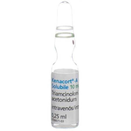 Kenacort A Solubile Inj L&ouml;s 10 mg/0.25ml Amp 5 pcs - PrimeCare Global