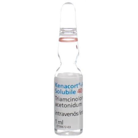 Kenacort A Solubile Inj L&ouml;s 40 mg/1ml Amp 5 pcs - PrimeCare Global
