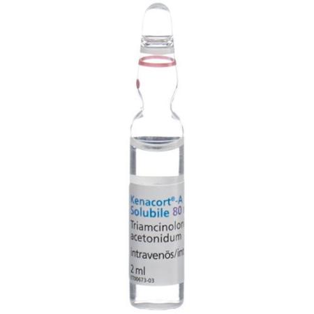 Kenacort A Solubile Inj L&ouml;s 80 mg/2ml Amp 5 pcs - PrimeCare Global