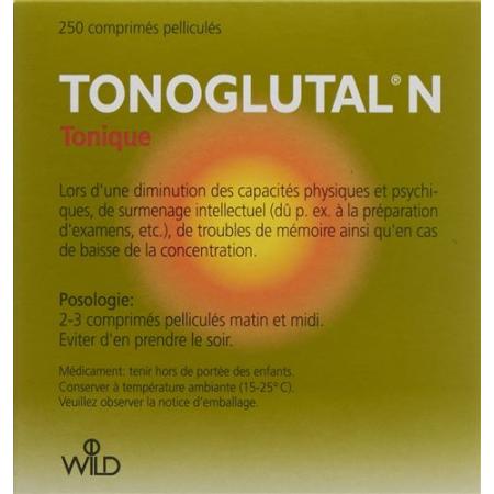 Tonoglutal N film tablets 250 pcs - PrimeCare Global