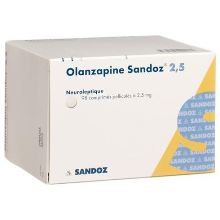 Olanzapine Sandoz film tablets 2.5 mg 98 pcs - PrimeCare Global
