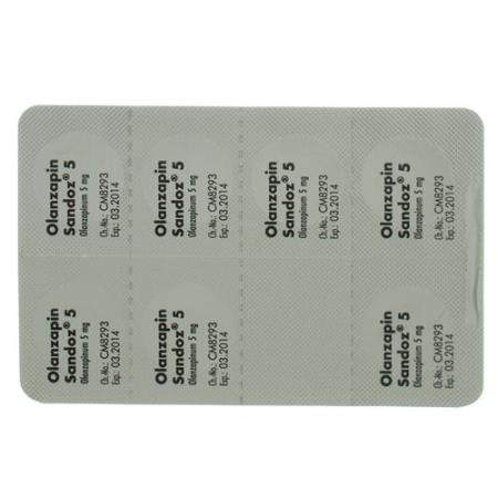 Olanzapine Sandoz film tablets 5 mg 98 pcs - PrimeCare Global