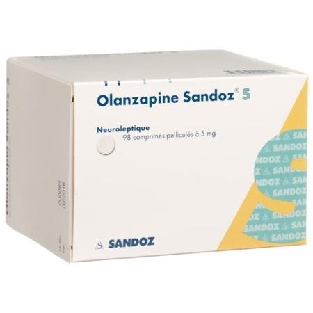 Olanzapine Sandoz film tablets 5 mg 98 pcs - PrimeCare Global