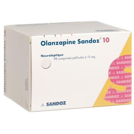 Olanzapine Sandoz film tablets 10 mg 98 pcs - PrimeCare Global