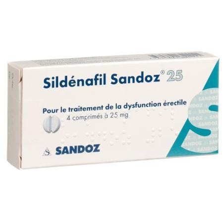 Sildenafil Sandoz Tabl 25 mg 4 pcs - PrimeCare Global