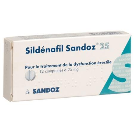 Sildenafil Sandoz Tabl 25 mg 12 pcs - PrimeCare Global